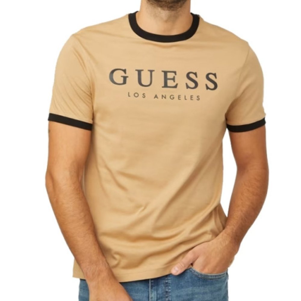 Guess Kirk Logo Tan